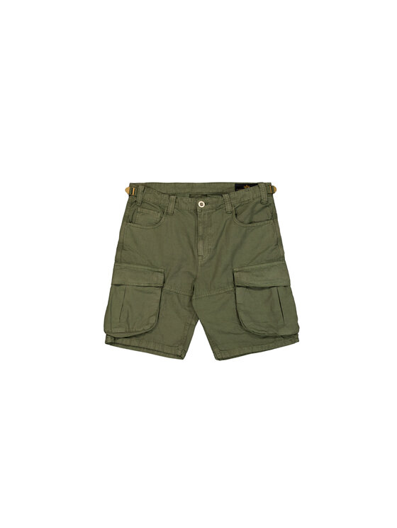 Alpha Industries Alpha Industries Šortky Canvas Cargo Short Zelená Loose Fit