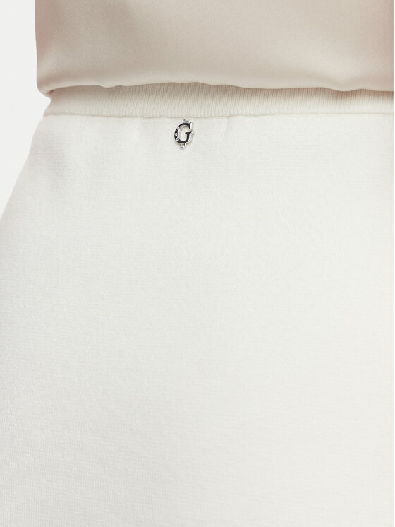 Guess Guess mini svārki W6RD75 Z4422 Écru Regular Fit