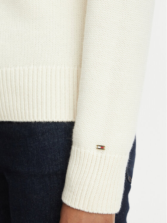 Tommy Hilfiger Tommy Hilfiger Pullover WW0WW51450 Creme Regular Fit
