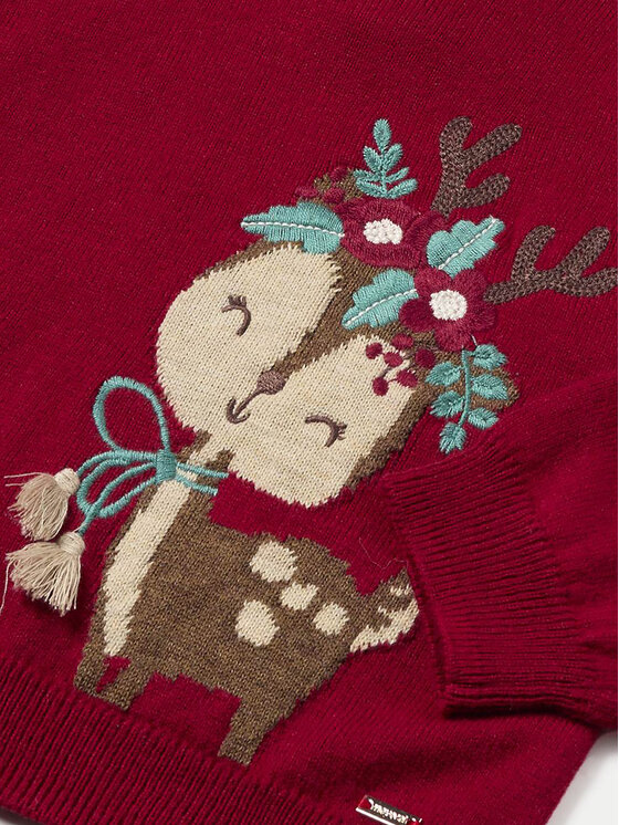 Mayoral Mayoral Sweter 2322 Czerwony Regular Fit