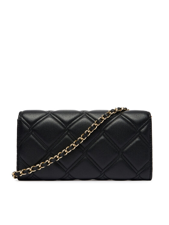 Tommy Hilfiger Tommy Hilfiger Ročna torba Th Feminine Wallet On Chain AW0AW18795 Črna