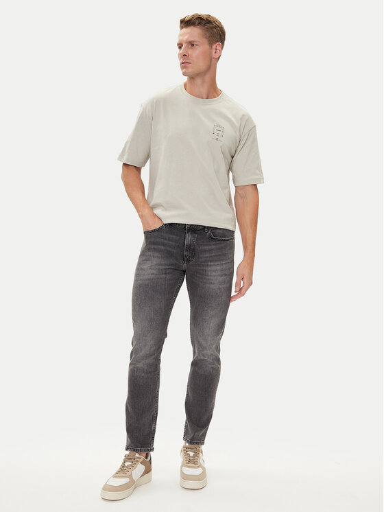 BOSS BOSS T-krekls Te_Voyage 50546370 Bēšs Relaxed Fit