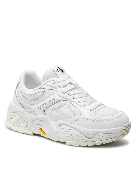 Calvin Klein Jeans Calvin Klein Jeans Sneakers Chunky Runner Vibram Mix In Met YW0YW01427 Bianco