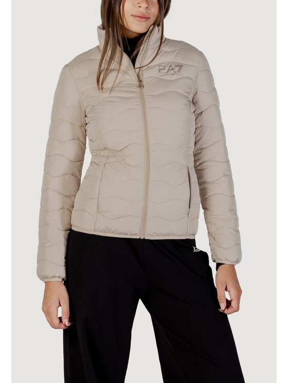 EA7 Emporio Armani EA7 Emporio Armani Kurtka puchowa 8NTB21 TNF8Z Beżowy Casual Fit