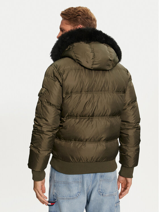 Bomboogie Bomboogie Geacă din puf JM603VTNIW3 Verde Regular Fit