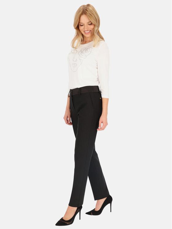 L’AF L’AF Spodnie damskie Orli Czarny Regular Fit