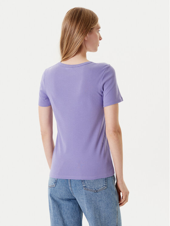 United Colors Of Benetton United Colors Of Benetton T-Shirt 3GA2E16A2 Fioletowy Regular Fit