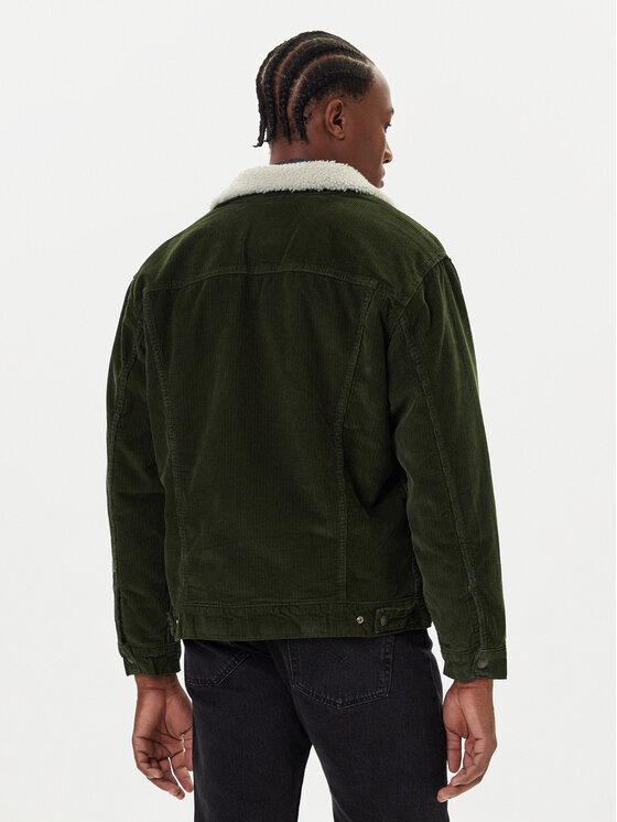 Levi's® Levi's® Džínsová bunda Trucker A5784-0027 Zelená Relaxed Fit