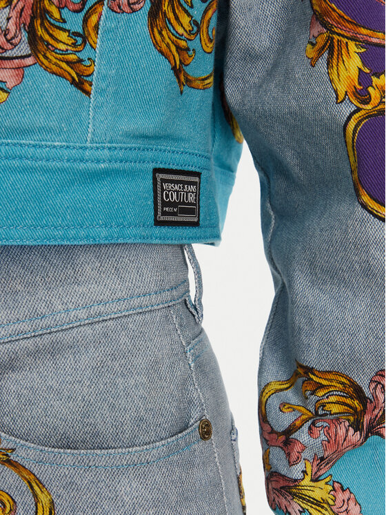 Versace Jeans Couture Versace Jeans Couture Geacă de blugi 78HAS4P0 Colorat Relaxed Fit