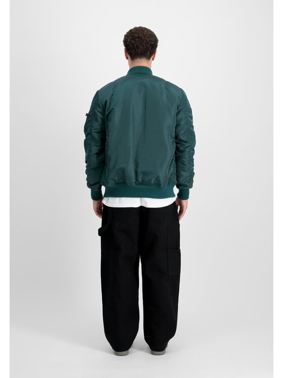 Alpha Industries Alpha Industries Kurtka bomber MA-1 VF 59 Long Zielony Slim Fit