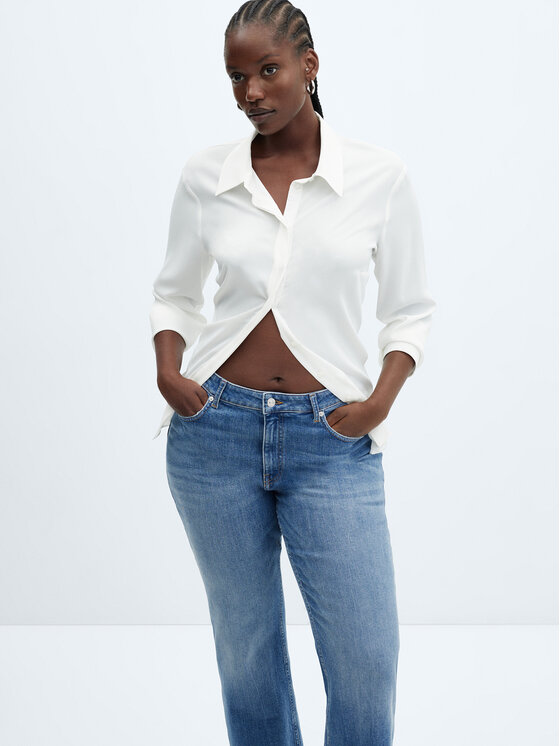 Mango Mango Farmer Fiona 57085137 Kék Regular Fit