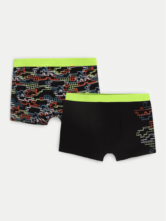 Coccodrillo Súprava 2 kusov boxeriek ZC4409508PAN Čierna