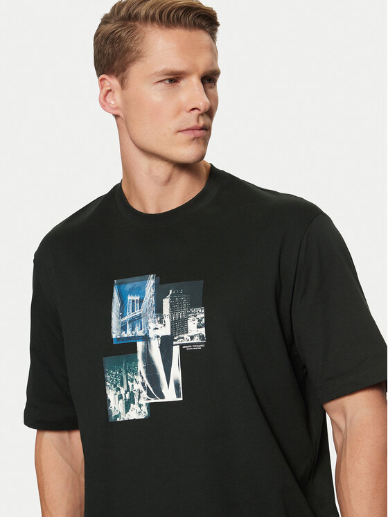 Armani Exchange Armani Exchange T-Shirt XM000269 AF12112 UB001 Černá Regular Fit