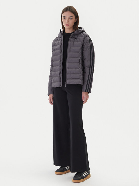 adidas adidas Демісезонна куртка adicolor JX2938 Сірий Slim Fit