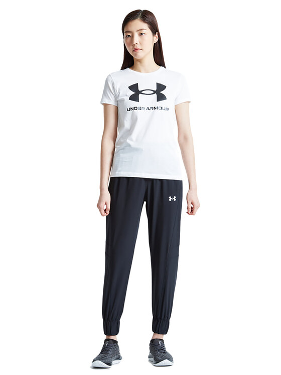 Under Armour Under Armour Tričko UA SPORTSTYLE LOGO SS 1356305 Biela Regular Fit