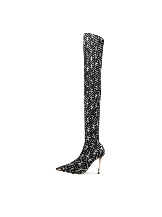 Elisabetta Franchi Elisabetta Franchi Μπότες πάνω από το γόνατο SA-33L-36E2 Μαύρο