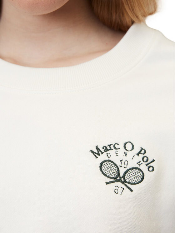 Marc O'Polo Denim Marc O'Polo Denim Džemperis ar kapuci 343 4196 54047 Balts Oversize