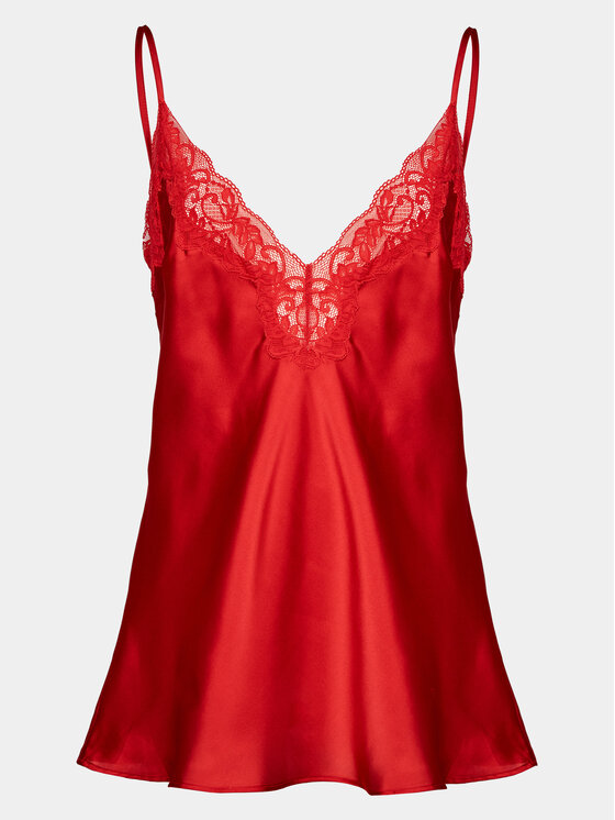 Selmark Selmark Cămașă pijama Gabrielle 61061 Roșu Regular Fit