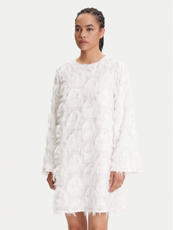 YAS YAS Koktel haljina 26038226 Bijela Loose Fit
