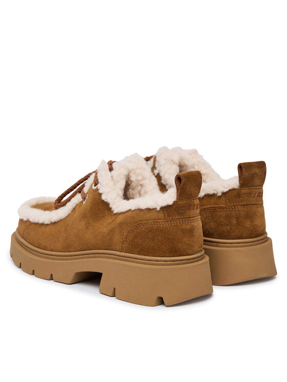 Inuikii Inuikii Īsi apavi Mocabee Curly 1015.003.0011.171 Brūns