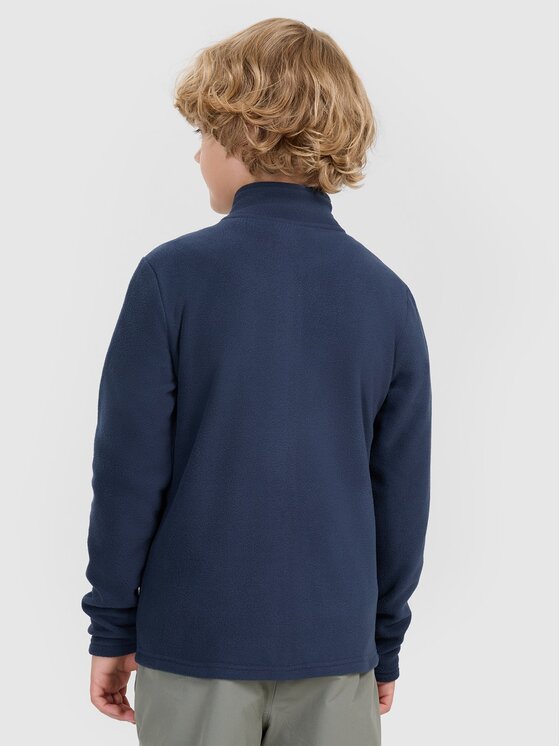 4F 4F Felpa di pile FJWAW25TFLEM413-31S Blu Regular Fit