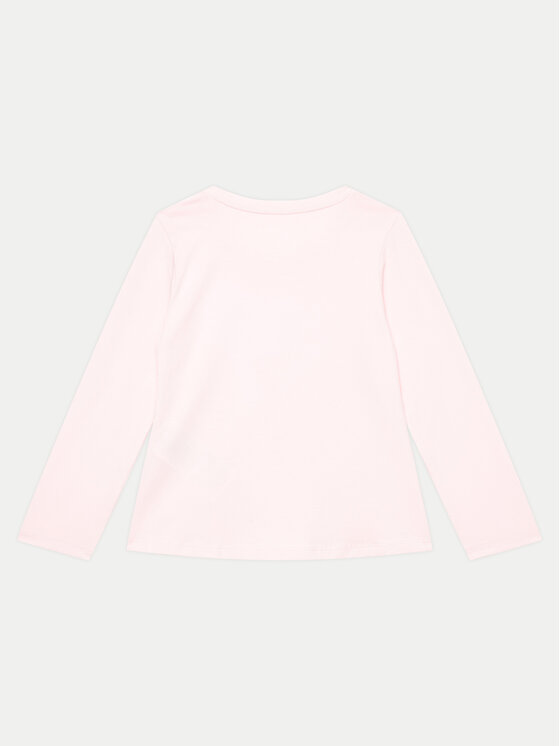 Guess Guess Bluzka K4YI11 K6YW4 Różowy Regular Fit