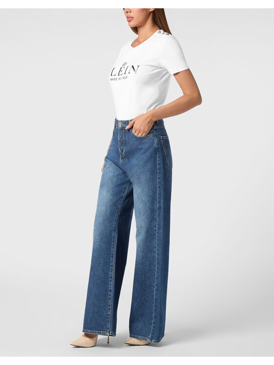 PHILIPP PLEIN PHILIPP PLEIN Jeansy 21131 Niebieski jasny Skater Fit