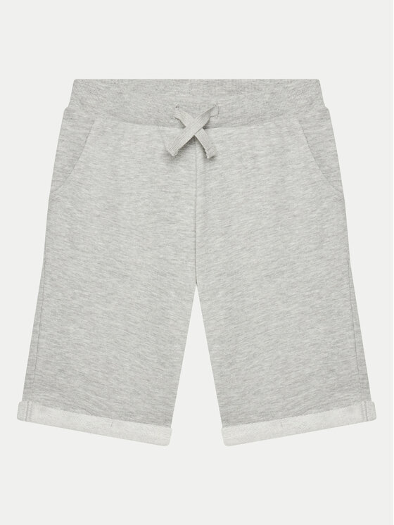 Guess Guess Auduma šorti L93Q25 KAUG0 Pelēks Regular Fit