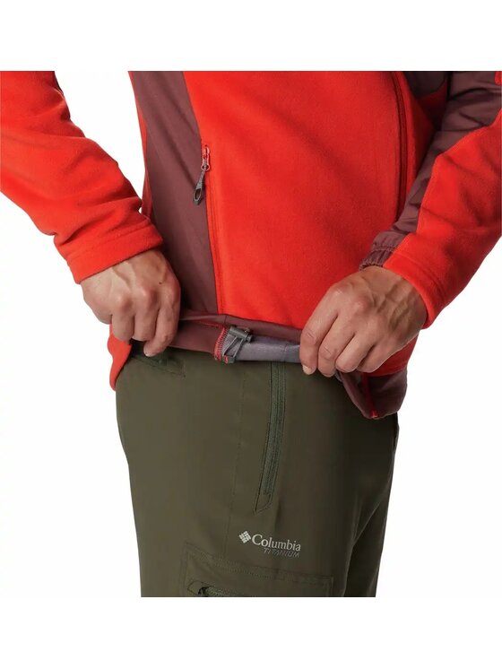 Columbia Columbia Polar 186642 Pomarańczowy Regular Fit