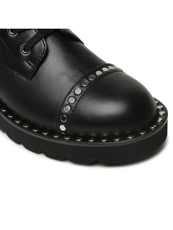 Stuart Weitzman Stuart Weitzman Schnürschuhe Mila Lift Studs Boti S5765 Schwarz