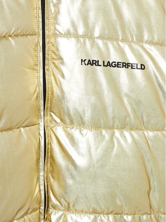 Karl Lagerfeld Kids Karl Lagerfeld Kids Kurtka zimowa Z30234 D Złoty Regular Fit