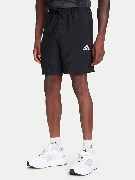 adidas adidas Sportovní kraťasy Essentials Small Logo Chelsea JF1117 Černá Regular Fit