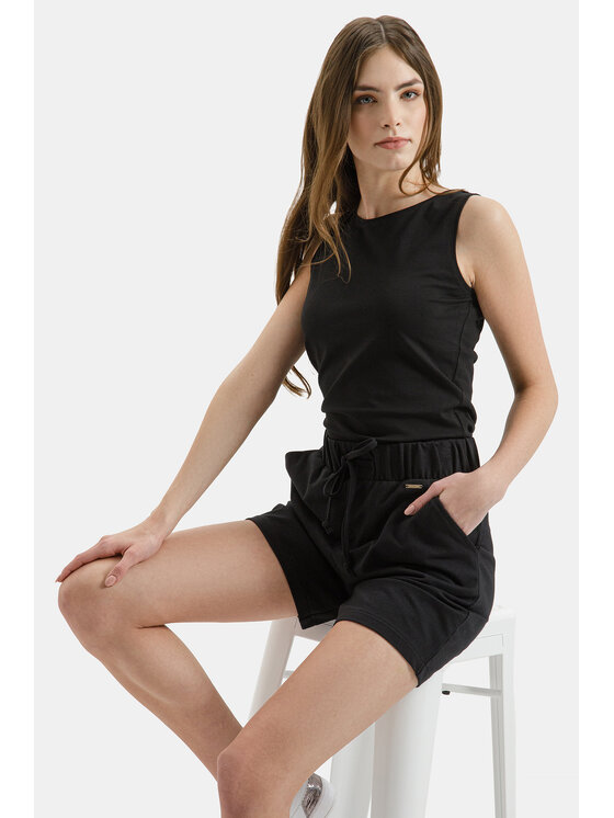 Cross Jeans Cross Jeans Szorty sportowe 80089-020 Czarny