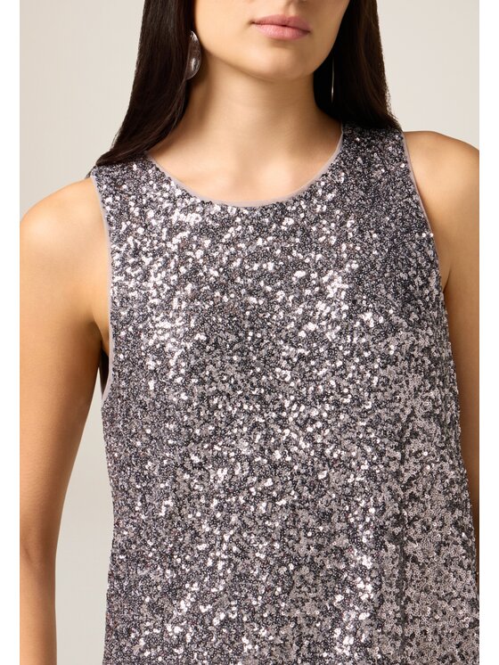 Oltre Oltre Blusa 2001J000765N013 Argento Slim Fit