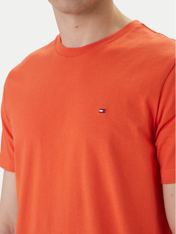 Tommy Hilfiger Tommy Hilfiger T-Shirt Ess Seasonal MW0MW39995 Πορτοκαλί Regular Fit