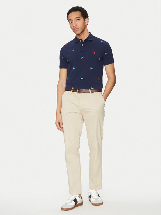 Polo Ralph Lauren Polo Ralph Lauren Pólóing 710964722001 Sötétkék Custom Fit