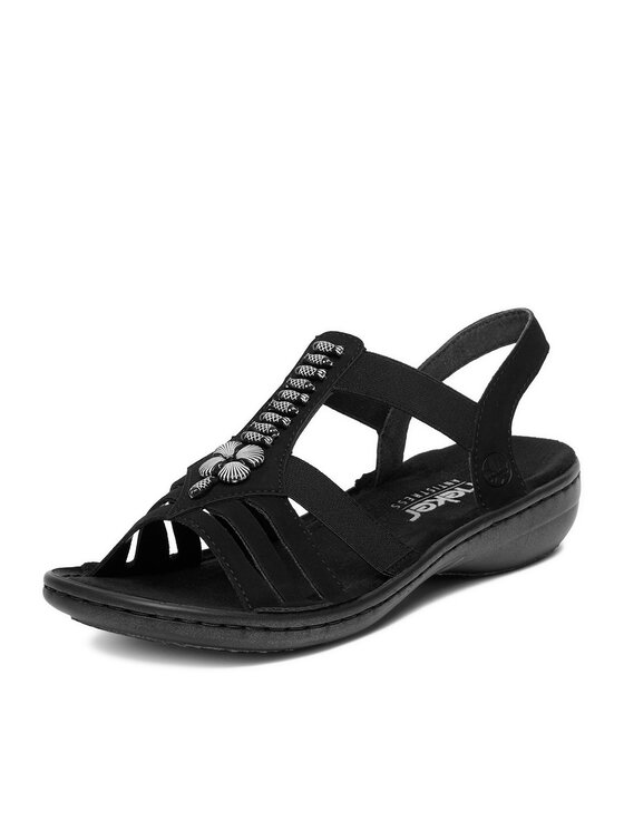 Rieker Rieker Sandały CEO-60806-00 Czarny
