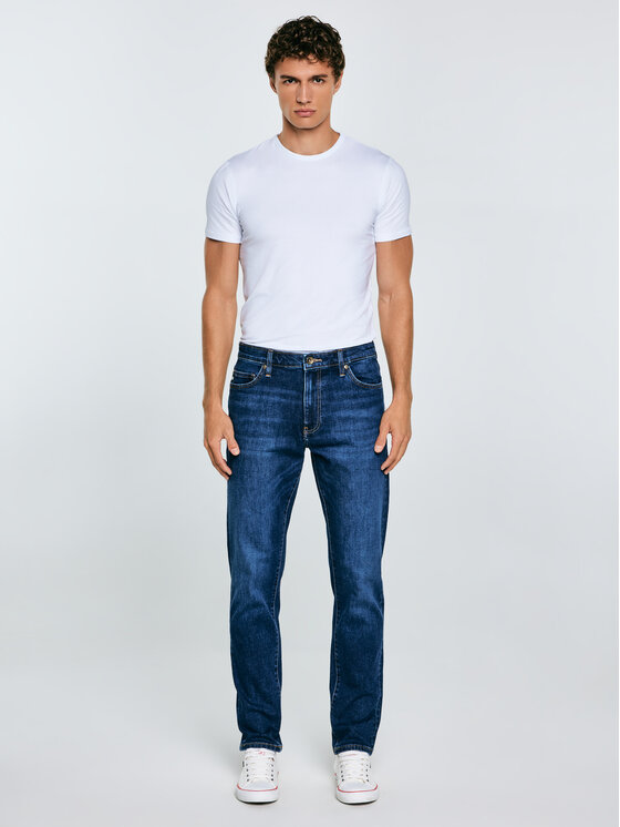 BIG STAR BIG STAR Jeansy HARPER Granatowy Tapered Fit
