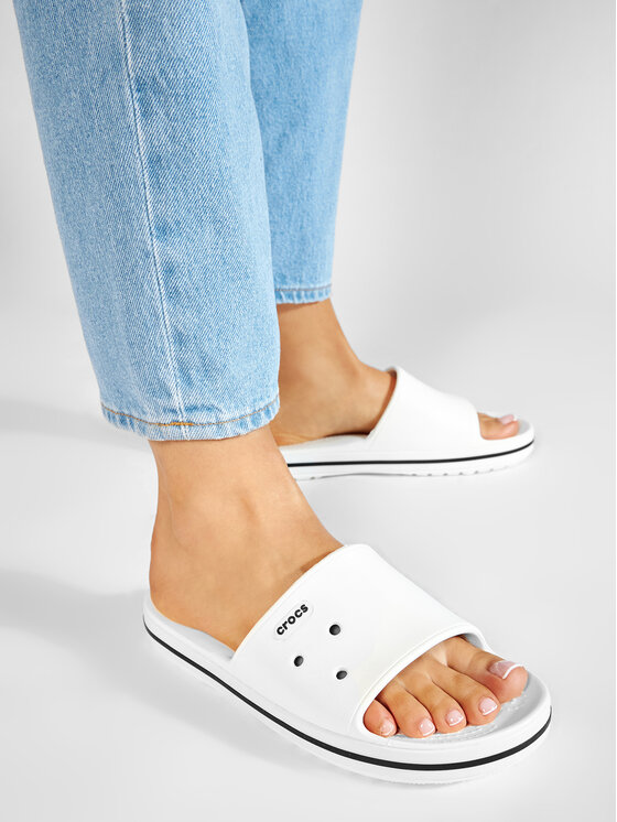 Crocs Crocs Iešļūcenes Crocband III Slide 205733 Balts