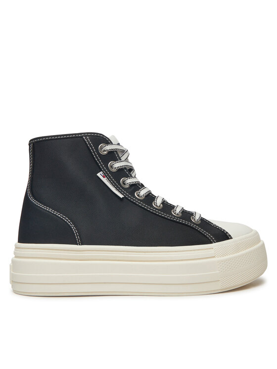 Tommy Jeans Plátenky Foxing EN0EN02704 Čierna