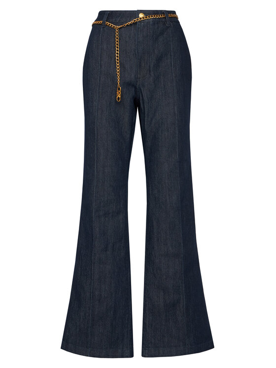 MICHAEL Michael Kors MICHAEL Michael Kors Jeans hlače MF590HRM24 Mornarsko modra Bootcut Fit