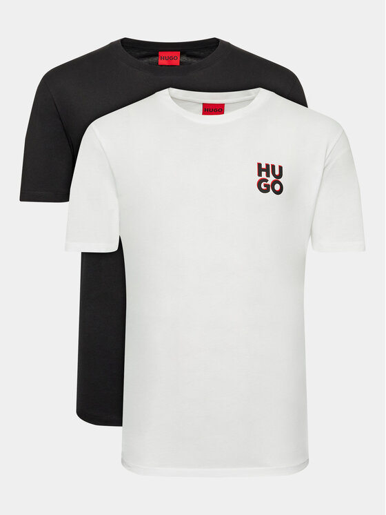 Hugo 2-dielna súprava tričiek 50492550 Biela Regular Fit