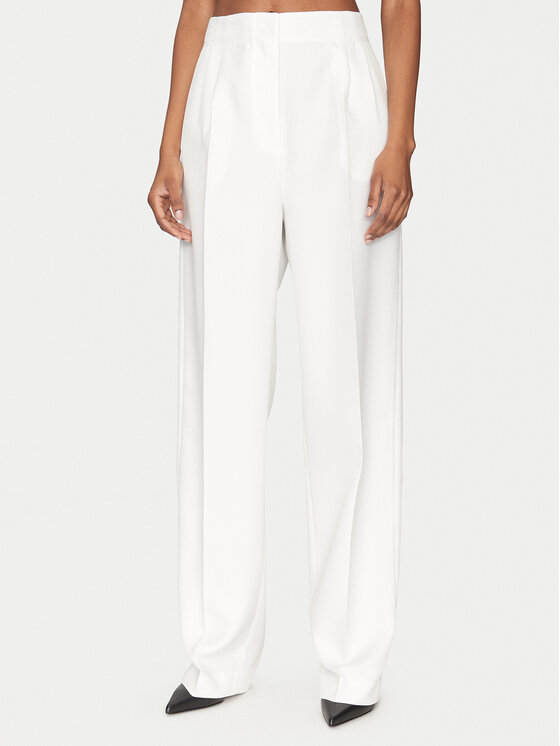 2NDDAY 2NDDAY Auduma bikses Celeste 2252160126 Balts Wide Leg