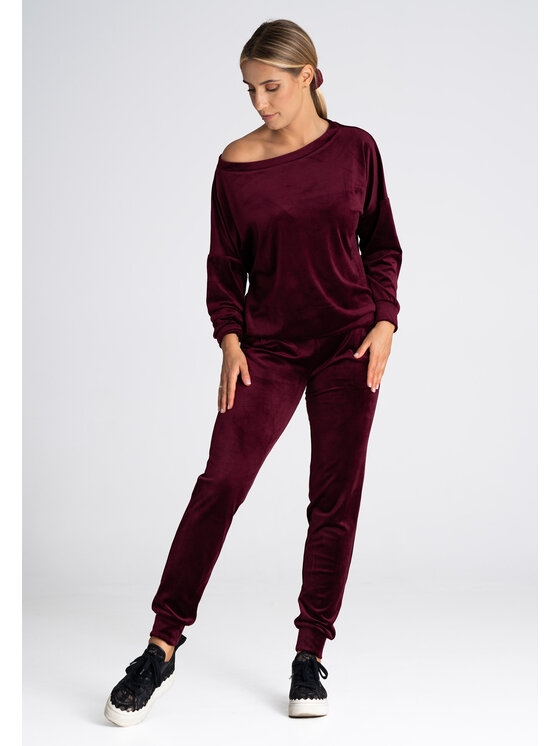 FIGL FIGLFIGL Felpa M968 Bordeaux Regular Fit