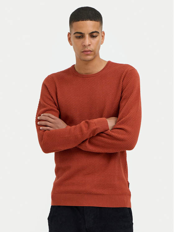 Blend Sveter 20717257 Červená Regular Fit