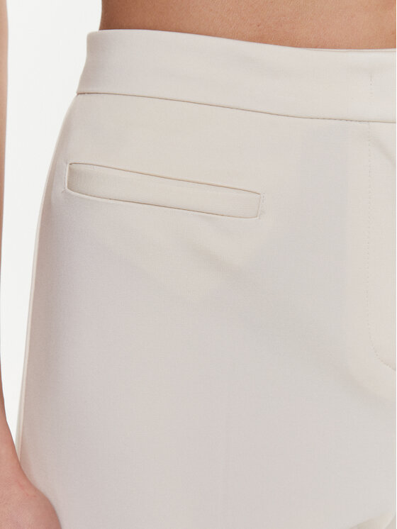 PINKO Pinko Штани з тканини Perfetto 100152 A0HM Écru Regular Fit