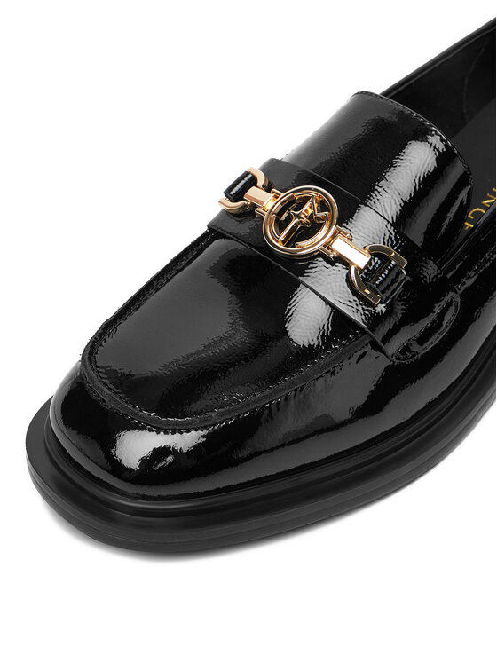 Eva Minge Eva Minge Loafersy EO-NOOR-330-25A-N337 Czarny