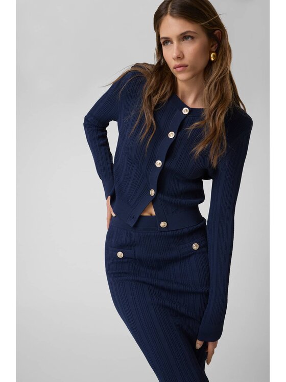 Guess Guess Kardigan 183559 Niebieski