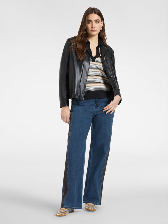 Elena Mirò Elena Mirò Płaszcz zimowy R306P000095N033 Czarny Regular Fit
