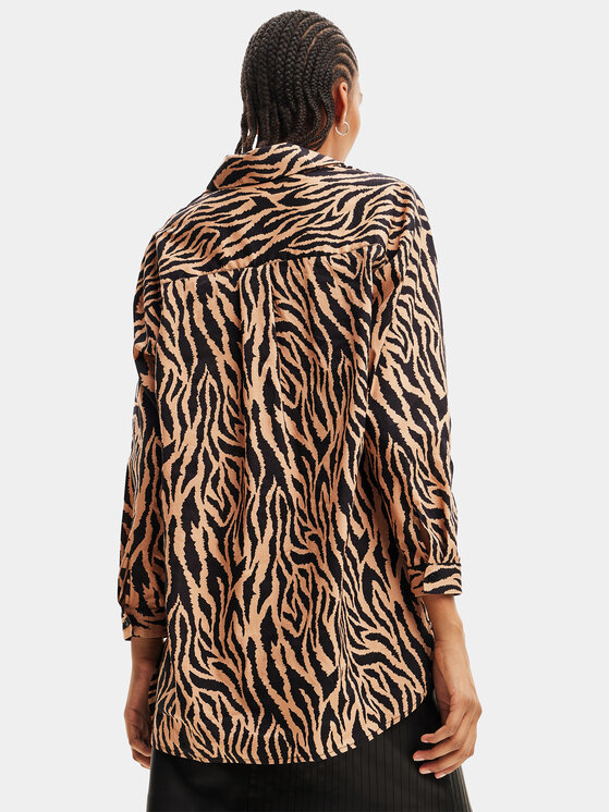 Desigual Desigual Bluza 23WWBW35 Rjava Regular Fit